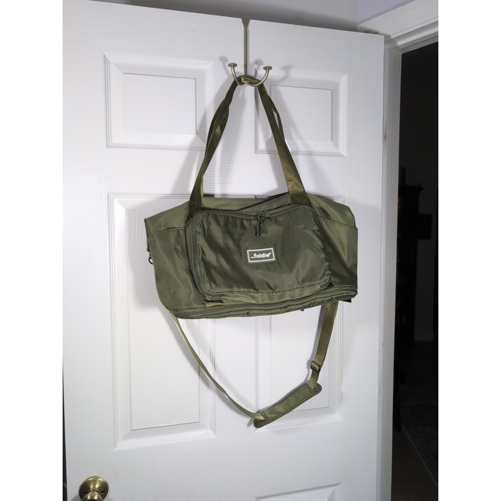 The Foldie® Travel Duffle - Water Resistant - Expandable Bottom - Army Green NEW
